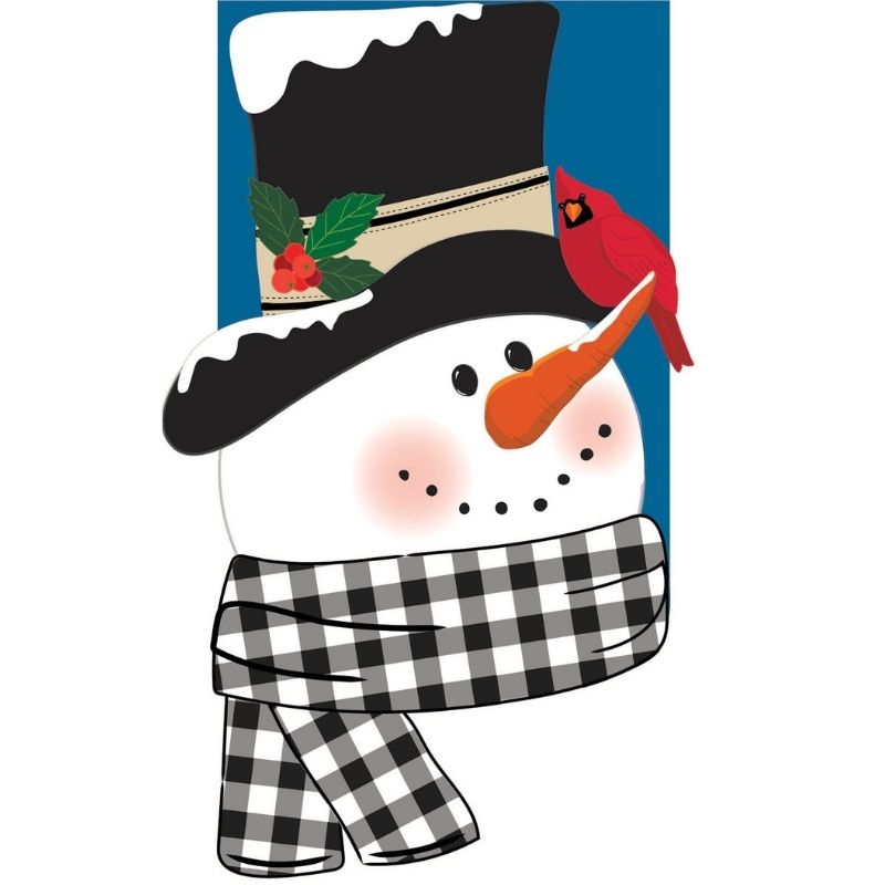 Snowman & Friends Garden Flag